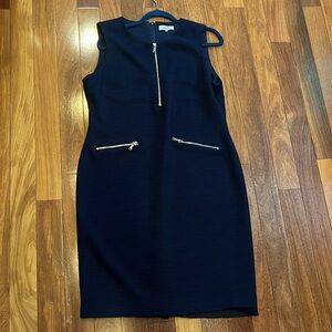 Sleeveless Navy Blue Calvin Klein Dress
